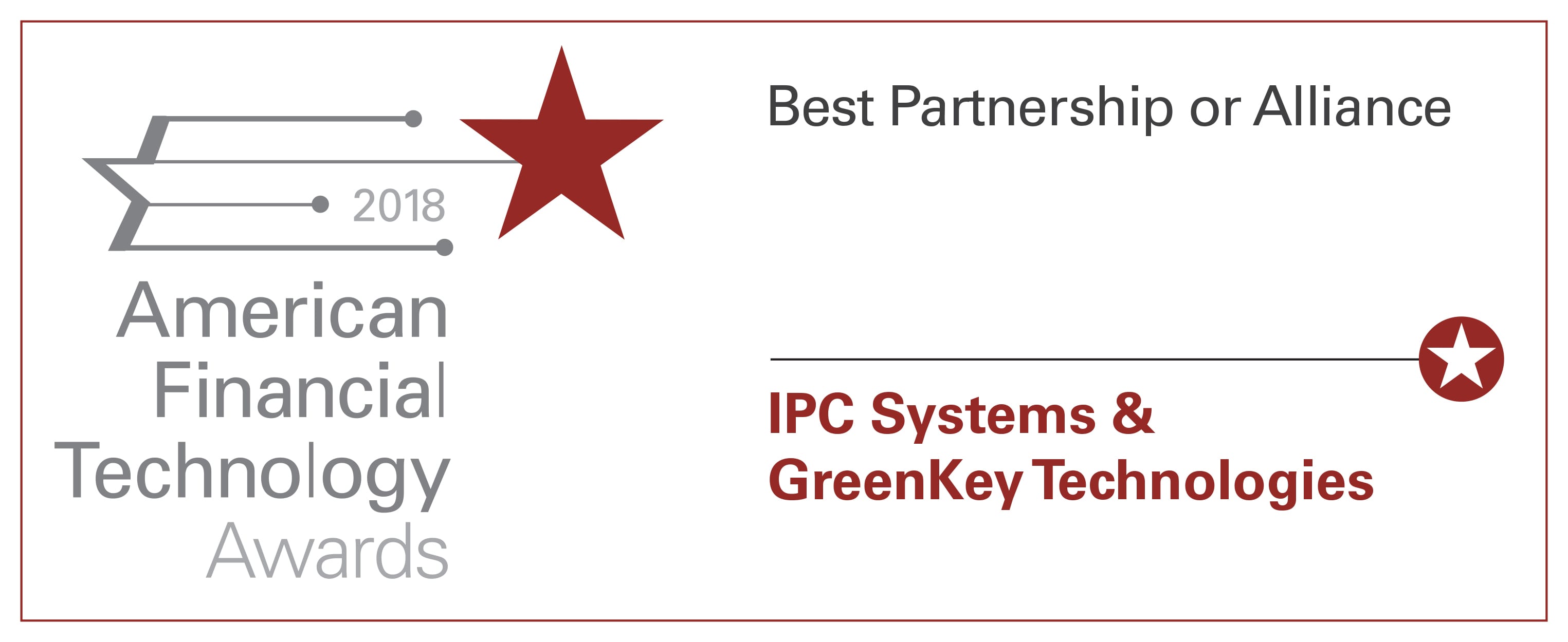 “Best Partnership or Alliance” – IPC Systems & GreenKey Technologies, AFTAs 2018
