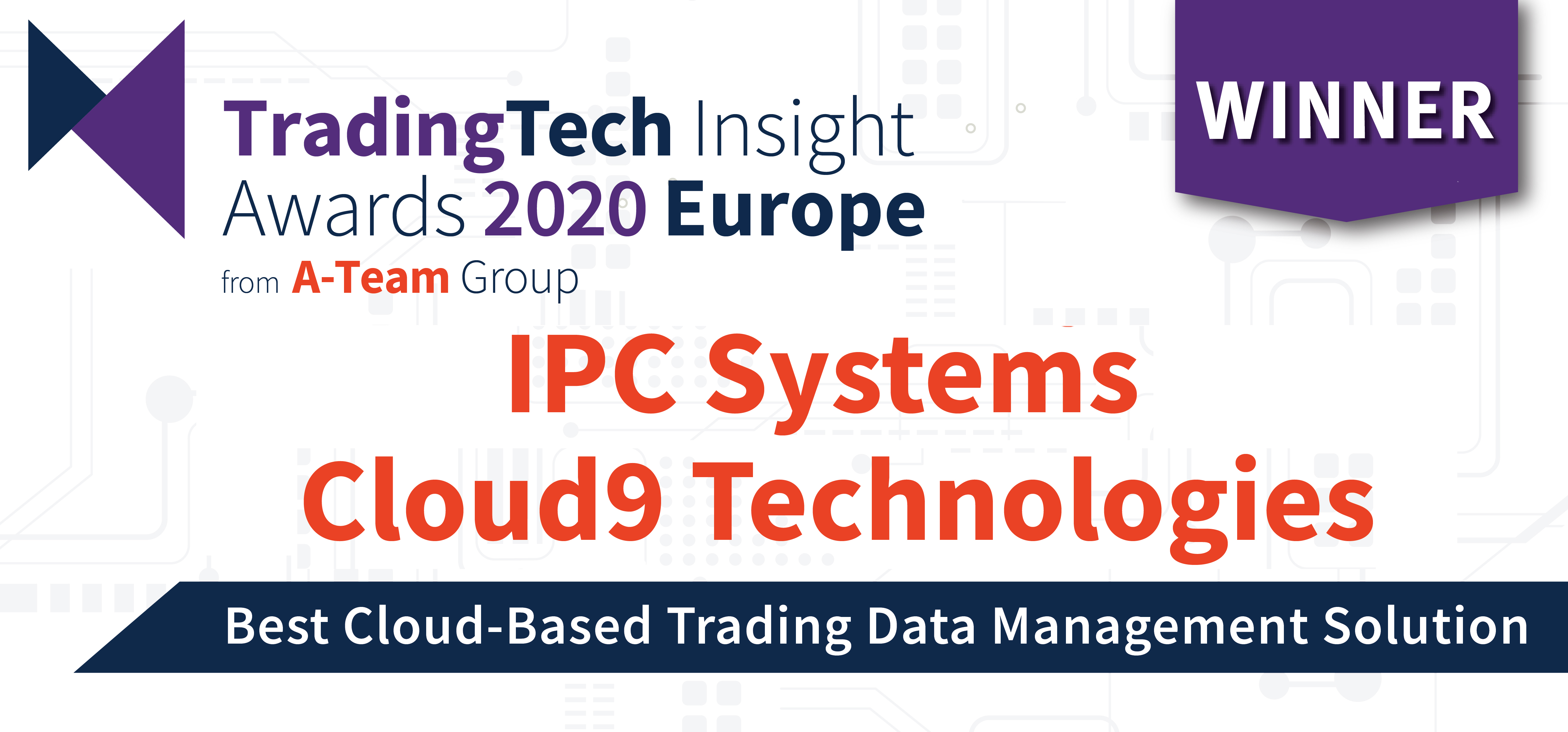 “Best Cloud-Based Trading Data Management Solution” – TradingTech Insight Awards Europe 2020
