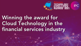 Winning the award for Cloud Technology in the financial services industry