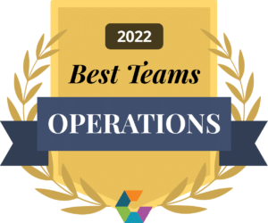 2022 Comparably Award for Best Operations Team